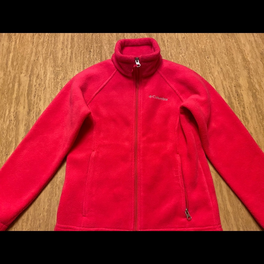 Girl’s Columbia fleece zip up